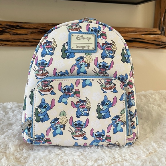 Loungefly Disney Stitch Pineapple Mini Backpack - Picture 2 of 8